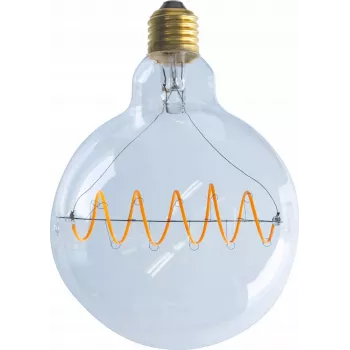 SEGULA LED Bridge Globe 125 Curved Plus Clear E27 6,5W 1900K