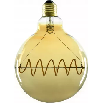 SEGULA LED Bridge Globe 125 Curved Plus Gold E27 6,5W 1900K