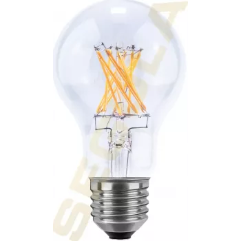 SEGULA LED kaitrinė lemputė skaidri E27 6,5 W 2700 K reguliuojamo ryškumo A60