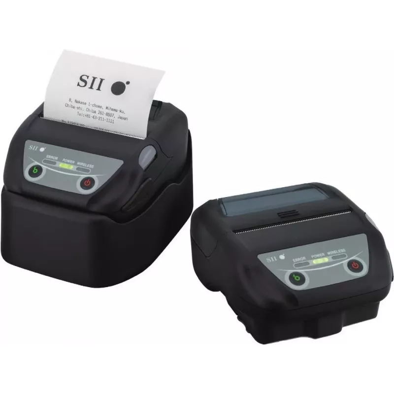 Seiko Instruments MP-B30 mobilus termo etikečių spausdintuvas, 203 dpi, 127 mm/s, USB ir Bluetooth, juodas MP-B30-B02JK1-EA