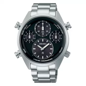 SEIKO Prospex Solar Chronograph Limited Edition SFJ003P1 42mm Nerūdijančio plieno juodas ciferblatas
