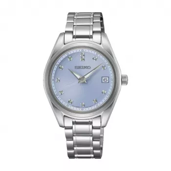 SEIKO moteriškas laikrodis SUR581P1 32mm nerūdijančio plieno kvarcinis