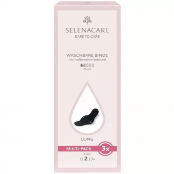 Selenacare Washable Pads (3-Pack) – Daugkartiniai higieniniai įklotai reguliariam kraujavimui
