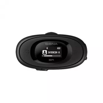 SENA 5R Motociklo Bluetooth ryšio sistema, A20 pagrindu, juoda, dviejų vienetų komplektas