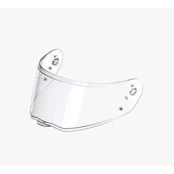 SENA Shield for SPECTER Helmet, Clear – Polikarbonatinis skydelis su anti-fog ir anti-scratch danga, UV apsauga, ClickRelease montavimu