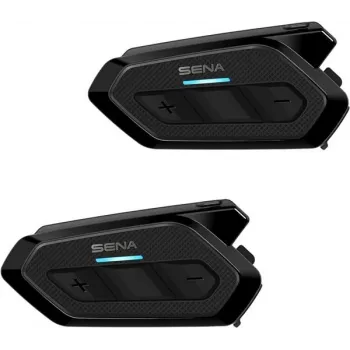 SENA SPIDER RT1 Mesh motociklo interkomų rinkinys (2 vnt.) – Bluetooth 5.2, Mesh Intercom, iki 12 h pokalbio laiko