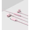 Sennheiser CX 80U laidinės ausinės su mikrofonu ir nuotolinio valdymo pulteliu, Sakura rožinės spalvos, 17 Hz – 20 kHz