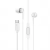 Sennheiser CX 80U laidinės USB-C ausinės su mikrofonu, baltos