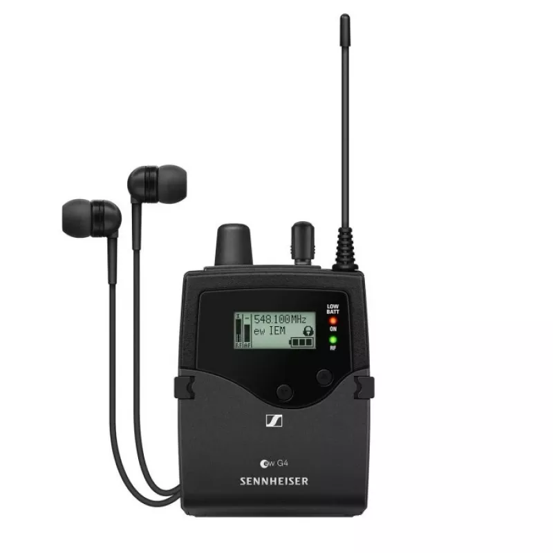 Sennheiser EK IEM G4-A1 – Kompaktiškas stereo imtuvas, 470–516 MHz