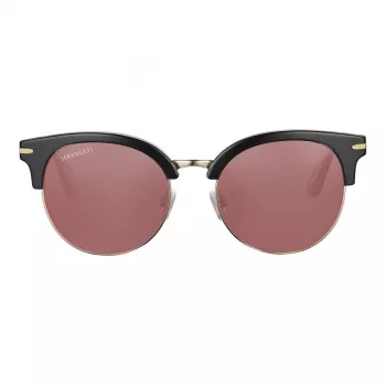 SERENGETI moteriški akiniai nuo saulės SS560001 - Havana acetato rėmelis, rudi fotochrominiai mineralinio stiklo lęšiai, 53 mm