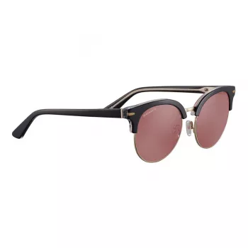 SERENGETI moteriški akiniai nuo saulės SS560001 - Havana acetato rėmelis, rudi fotochrominiai mineralinio stiklo lęšiai, 53 mm