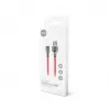 Setty USB-A į Micro-USB laidas 1,0 m 3A greitas įkrovimas Raudonas FC-M