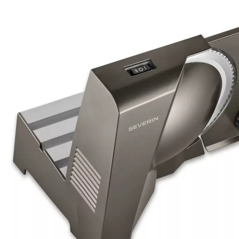 Severin AS 3918 180W elektrinė pjaustyklė sidabrinė/juoda