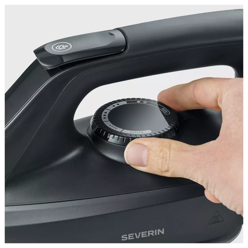 Severin BA 3192 Garinė lyginimo stotis – 2400W, 5.5 bar, keraminis padas, matinė juoda
