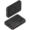SHARGE CarbonMag 10K belaidis maitinimo bankas, 10 000 mAh, Qi2 15 W, USB-C 20 W, juodas YDD-SG-C2TXWCX-HEI