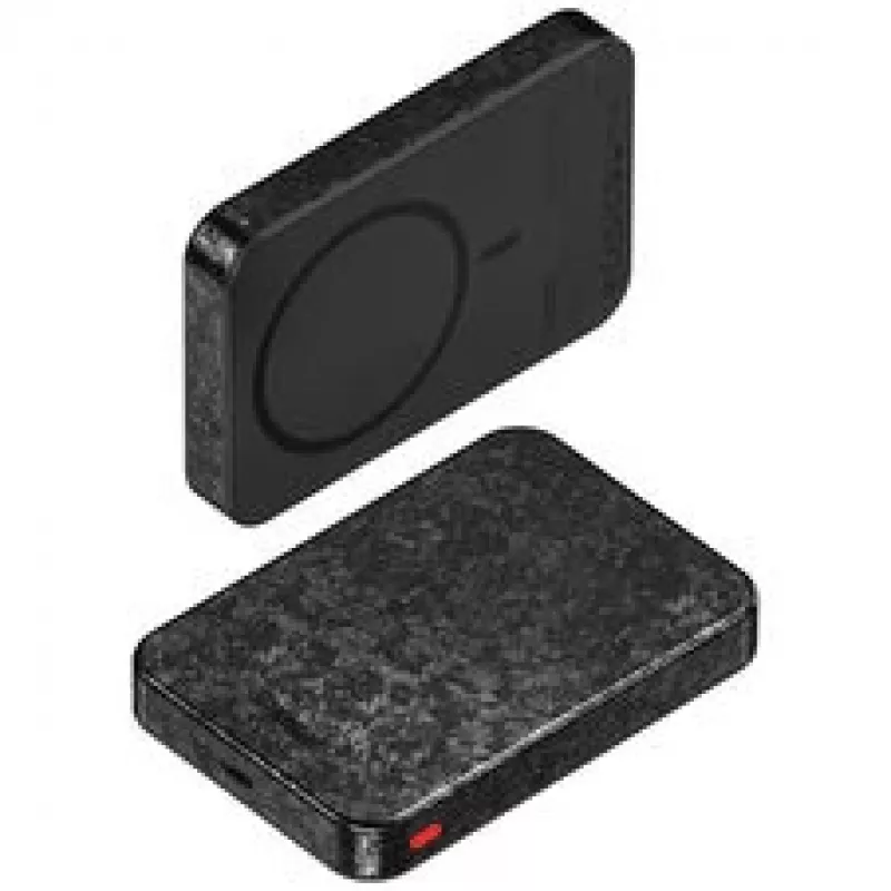 SHARGE CarbonMag 10K belaidis maitinimo bankas, 10 000 mAh, Qi2 15 W, USB-C 20 W, juodas YDD-SG-C2TXWCX-HEI