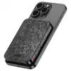 SHARGE CarbonMag 10K belaidis maitinimo bankas, 10 000 mAh, Qi2 15 W, USB-C 20 W, juodas YDD-SG-C2TXWCX-HEI