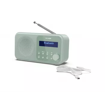 Sharp Tokyo DR-P420(GN) nešiojamasis DAB+/FM radijas, Bluetooth 5.3, akvamarino žalias
