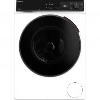 SHARP ES-WNFB214CWDA-DE Priekinio pakrovimo skalbyklė, 10 kg, 1400 aps./min., balta, Wi-Fi, Advanced Inverter variklis