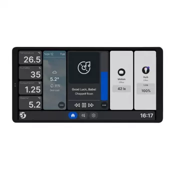 Shelly Wall Display X2 WiFi/BLU (Baltas)
