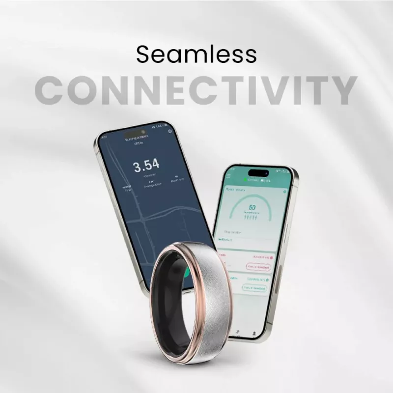 HiFuture Ring2 išmanusis žiedas, 7 dydis (56 mm), Rose Gold