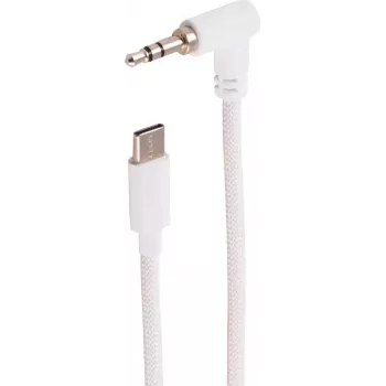 SHIVERPEAKS 3.5mm kampuotas į tiesų stereo garso kabelis, 2m, baltas BS14-08036
