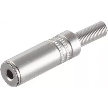 shiverpeaks BASIC-S 3,5 mm stereo jack sujungėjas, metalinis korpusas, litavimo jungtis, polietileno maišelis su Euro skylute (BS51210-M)