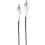 SHIVERPEAKS BASIC-S Mono RCA garso kabelis, 5,0 m, juodas, polietileno maišelyje BS40005
