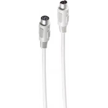 SHIVERPEAKS BASIC-S PS/2 prailginimo kabelis, 6 kontaktų Mini DIN kištukas į lizdą, 3,0 m, juodas BS78106-3