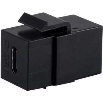 SHIVERPEAKS BASIC-S USB-C 3.1 Gen 2 Keystone jungtis, moteriška-moteriška, 10 Gbps, juoda BS08-10040
