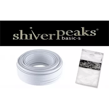 SHIVERPEAKS BS06-15106 garso kabelis urmu 25 m baltas 2x0,14mm²