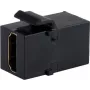 SHIVERPEAKS BS08-10052 Keystone HDMI 2.1 sujungimo modulis, moteriškas-moteriškas, 8K 48Gbps, juodas