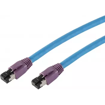 SHIVERPEAKS BS08-40031 Cat8 S/FTP tinklo kabelis, RJ45, 2 m, mėlynas, 40 Gbit/s, 2000 MHz