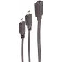 SHIVERPEAKS BS13-20021 USB-C į 2x Micro-USB B šakotuvas kabelis 0,3 m juodas