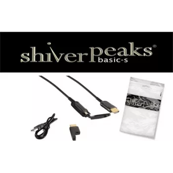 shiverpeaks BS30-021005 aktyvus High-Speed HDMI kabelis su Ethernet, 100 m, Type A į Micro HDMI, juodas