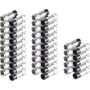 SHIVERPEAKS BS85029-A-SET25 F tipo kompresinis jungtis 7 mm koaksialiniam kabeliui, 25 vnt. pakuotė, nikeliuotas žalvaris, 75 omų, atspari oro sąlygoms, sidabrinė