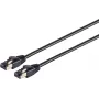 SHIVERPEAKS Helos Cat 8.1 F/FTP tinklo kabelis, 1m, juodas, 25/40GBase-T, LSZH, auksuoti kontaktai