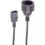 SHIVERPEAKS IEC C14 adapterio kabelis, CEE 7/3, 1mm², UPS, 2m (BS09-07035)