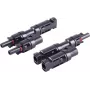 SHIVERPEAKS PV4 T-Adapterio rinkinys, 2-to-1 šakotuvas, IP68, 1500V DC, 30A, juodas (BS02-21012)