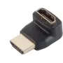 SHIVERPEAKS S/CON maximum connectivity HDMI adapteris, vyriškas į moterišką, 90° kampu į viršų, auksuoti kontaktai, 4K2K, juodas (77407-1)