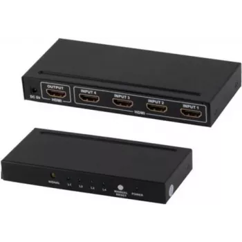 SHIVERPEAKS S-Conn 05-02004 VGA skirstytuvas 4 prievadų 250 MHz aktyvus vaizdo signalo stiprintuvas