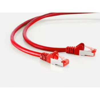 SHIVERPEAKS S/CONN maximum connectivity Cat 6A S/FTP PIMF belaidis (halogen-free) GHMT sertifikuotas tinklo kabelis, raudonas, 0,15 m (75711-A0.15R)