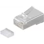 SHIVERPEAKS S/CONN maksimalaus ryšio Cat.6a ekranuotas RJ45 modulinis kištukas, 8P8C, auksuoti 50µ kontaktai, su įvėrimo pagalba (72061-R)