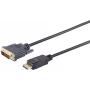 SHIVERPEAKS S/CONN maximum connectivity DisplayPort į DVI-D kabelis, 20-pin DP male į 24+1 DVI-D male, auksuoti kontaktai, 7,5 m, juodas 77497-1
