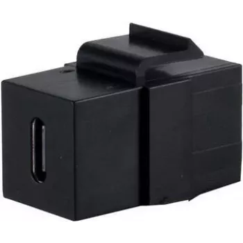SHIVERPEAKS S/CONN maximum connectivity USB-C 3.1 Keystone adapteris, 10Gbps, moteriškas-moteriškas, juodas (08-10040)