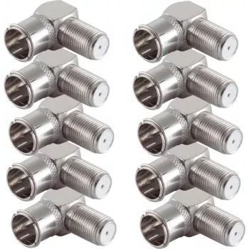 SHIVERPEAKS SAT jungiamasis kabelis 3,75 m F-plug į IEC koaksialinį 75 Ohm baltas (80094-96-CP)