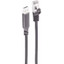 SHIVERPEAKS USB-A į RJ45 Gigabit Ethernet tinklo adapterio kabelis, 15 m, aliumininis korpusas, juodas BS14-52085