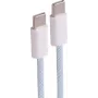 SHIVERPEAKS USB-C į USB-C pintas tekstilinis kabelis, 60W Power Delivery, USB 2.0, 0,5 m, mėlynas BS14-21011