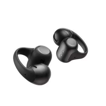 Shokz OpenDots 2 atviro tipo belaidės ausinės, Bluetooth 5.3, IP54, 28h baterija, juodos