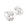 „Shokz OpenDots 2“ belaidės ausinės su atviru garsu, baltos spalvos